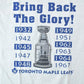 Vintage 1990s Toronto Maple Leafs Bring The Glory Back Stanley Cup NHL Graphic T-Shirt Men's Large from propervintagecanada
