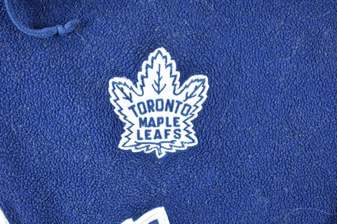 Vintage 1990s Toronto Maple Leafs Fleece NHL Hoodie Sweater Men's XL from propervintagecanada
