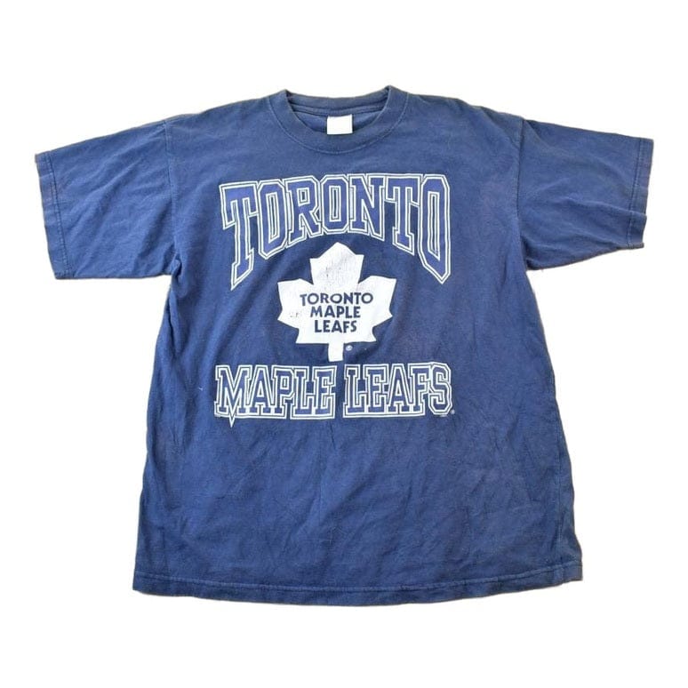 Vintage 1990s Toronto Maple Leafs NHL Graphic T-Shirt Men's Large from propervintagecanada