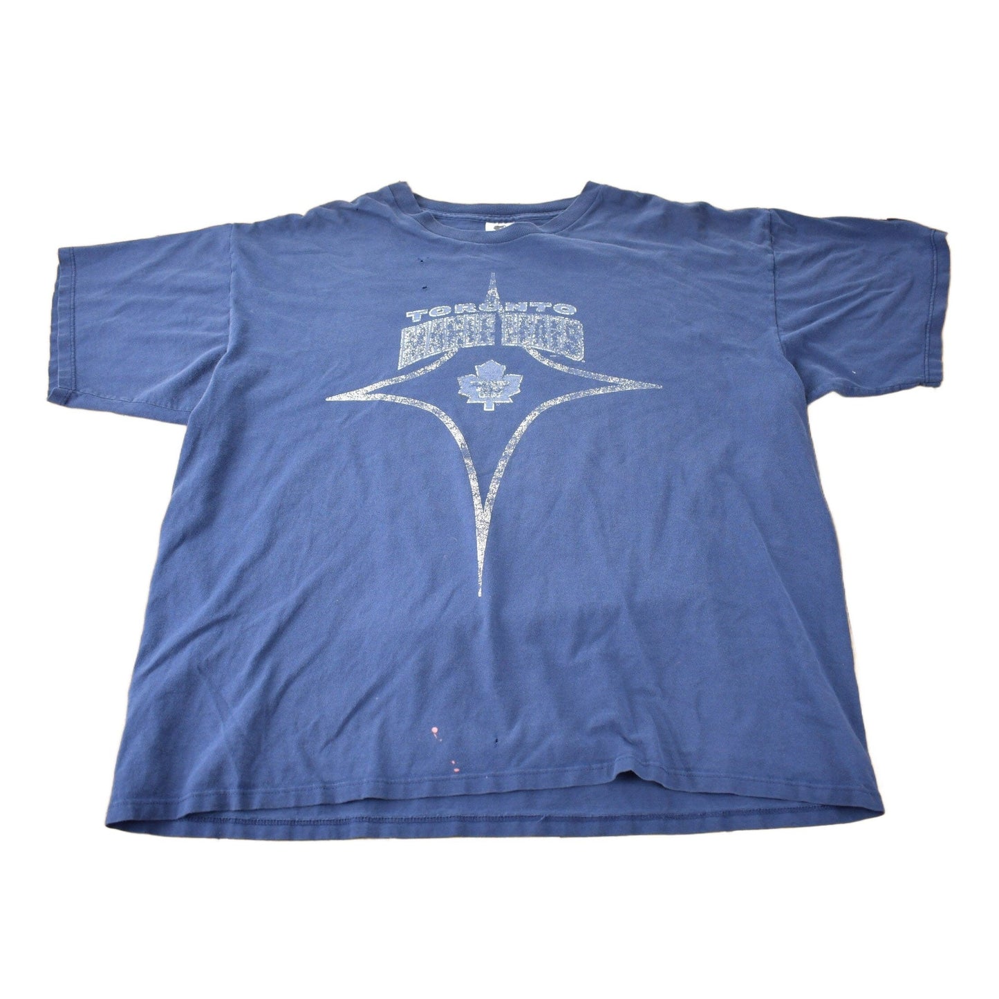 Vintage 1990s Toronto Maple Leafs NHL Hockey Starter Graphic T-Shirt Made In USA from propervintagecanada