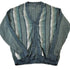 Vintage 1990s Tosani Cable Abstract Knit Perfect Mild Distress Cardigan Sweater Made In Canada from propervintagecanada