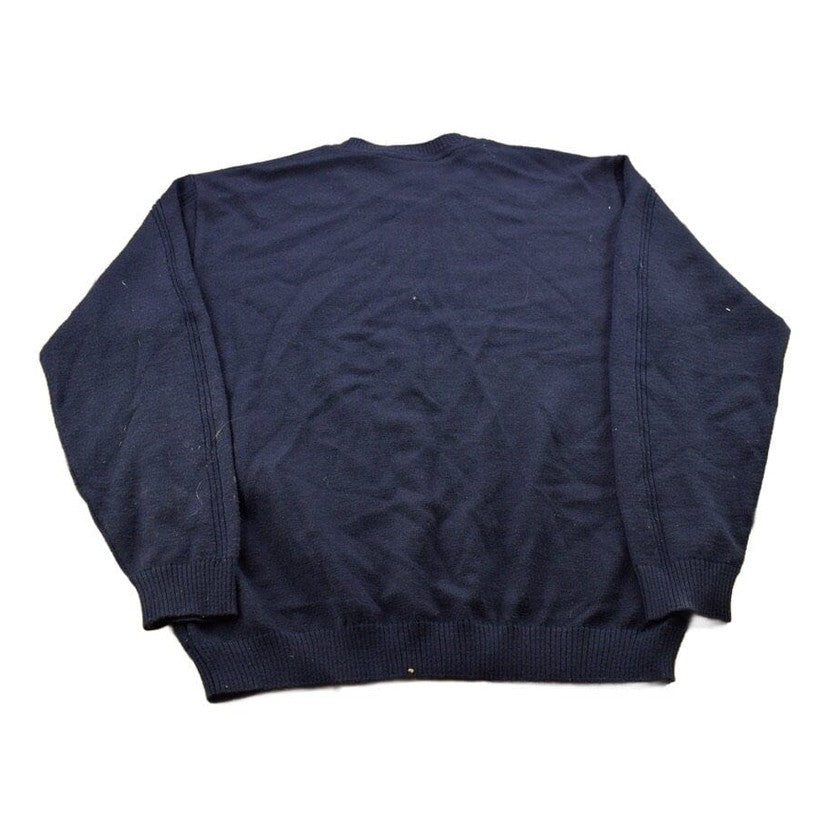 Vintage 1990s Tosani Knitted Crewneck Sweater Men's Large from propervintagecanada