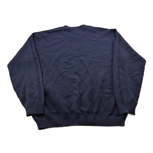 Vintage 1990s Tosani Knitted Crewneck Sweater Men's Large from propervintagecanada