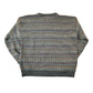 Vintage 1990s Towncraft Knit Abstract Pattern Crewneck Sweater Mens L from propervintagecanada