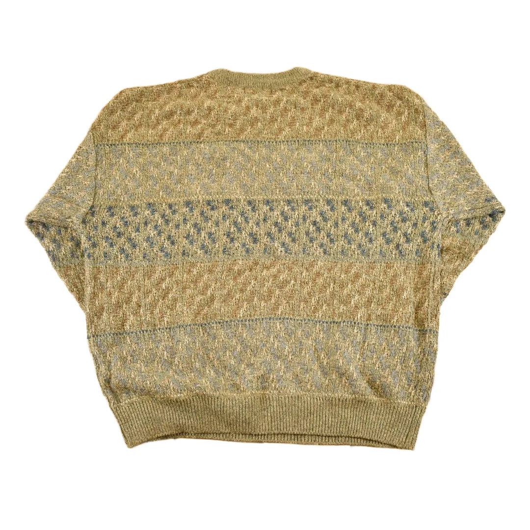Vintage 1990s Towncraft Knit Crewneck Sweater Mens L from propervintagecanada