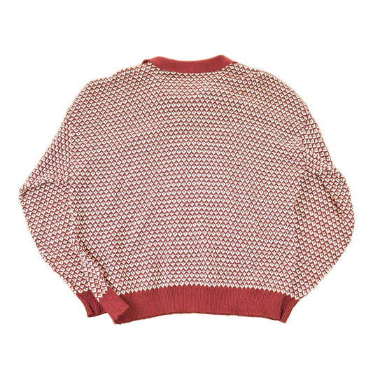 Vintage 1990s Towncraft Qauarter Button Knit Crewneck Sweater Mens L Tall from propervintagecanada