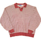 Vintage 1990s Towncraft Qauarter Button Knit Crewneck Sweater Mens L Tall from propervintagecanada