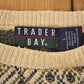 Vintage 1990s Trader Bay Knit Crewneck Sweater Men's L / 90s Knitted Sweatshirt / Vintage Preppy Knits from propervintagecanada