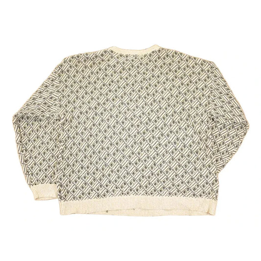 Vintage 1990s Trader Bay Knit Crewneck Sweater Men's L / 90s Knitted Sweatshirt / Vintage Preppy Knits from propervintagecanada