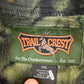 Vintage 1990s Trail Crest AOP Woodland Camo Quarter Zip Fleece Outdoorsman Sweater Men's XL from propervintagecanada