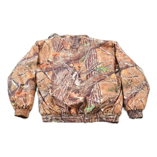 Vintage 1990s Trail Crest Highland Camo Bomber Jacket Men's XL from propervintagecanada