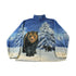 Vintage 1990s Trail Crest Winter Bear Theme Full Zip Fleece Sweater Jacket Men&