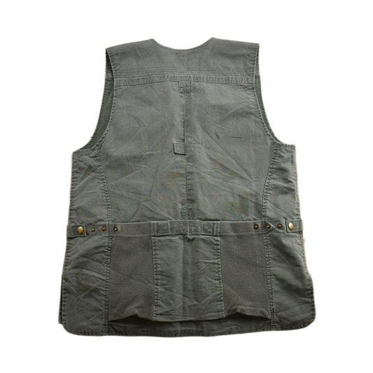 Vintage 1990s Travel Smith Cargo Vest Men's Small from propervintagecanada