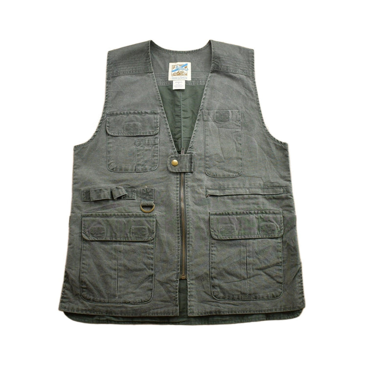 Vintage 1990s Travel Smith Cargo Vest Men's Small from propervintagecanada