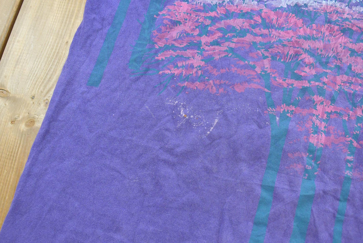 Vintage 1990s Tree Art T Shirt Mens L from propervintagecanada