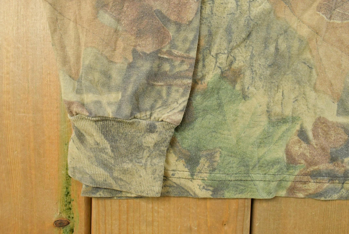 Vintage 1990s Tree Camo Long Sleeve T-Shirt Men's 4XL from propervintagecanada