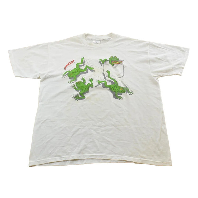 Vintage 1990s Tree Frog Outdoorsman T-Shirt Mens L from propervintagecanada