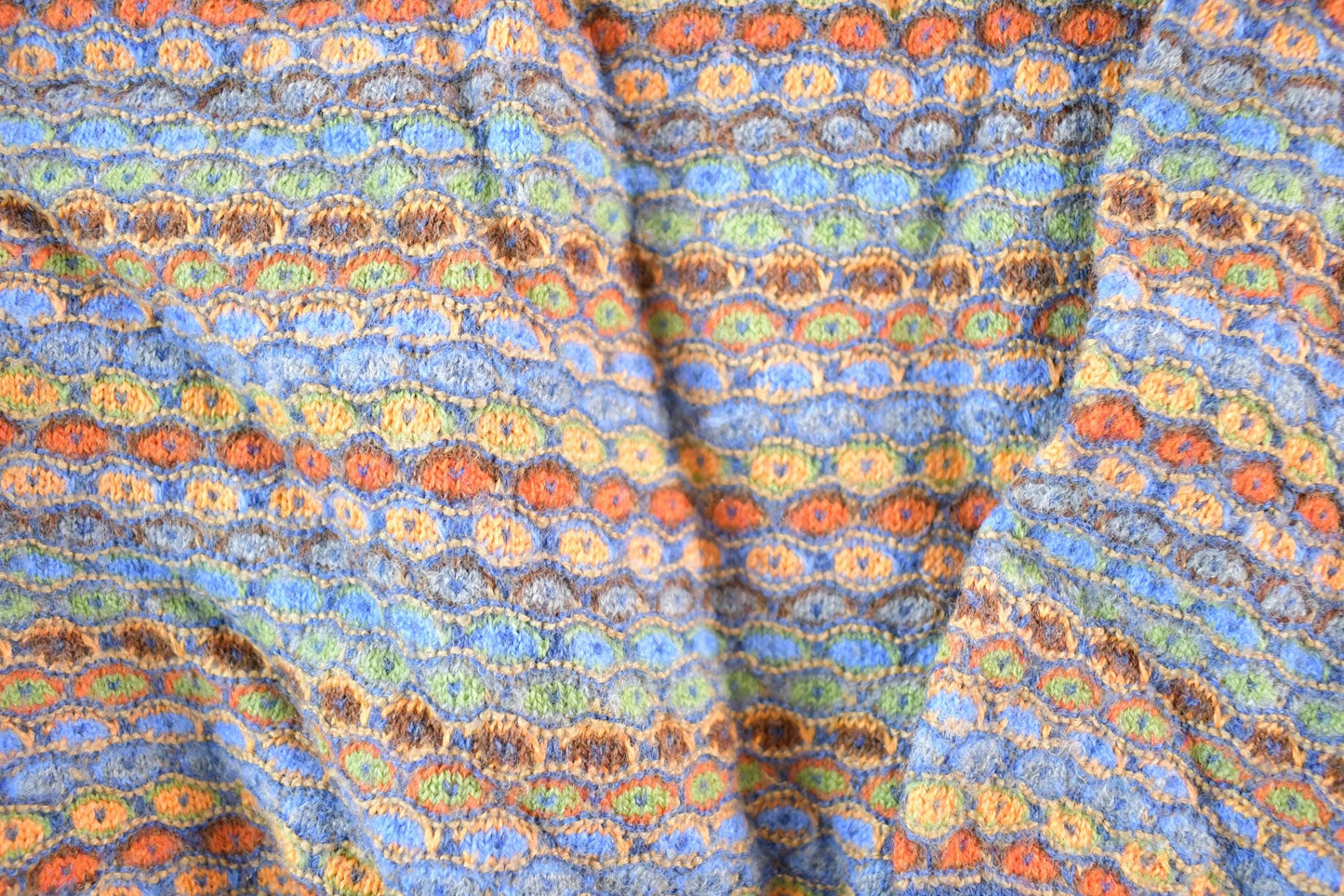 Vintage 1990s Tricots St Raphael Wool Knit Abstract Sweater Mens M from propervintagecanada