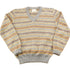 Vintage 1990s Trissie Styled By Stefano Striped Knit V Neck Sweater Men&