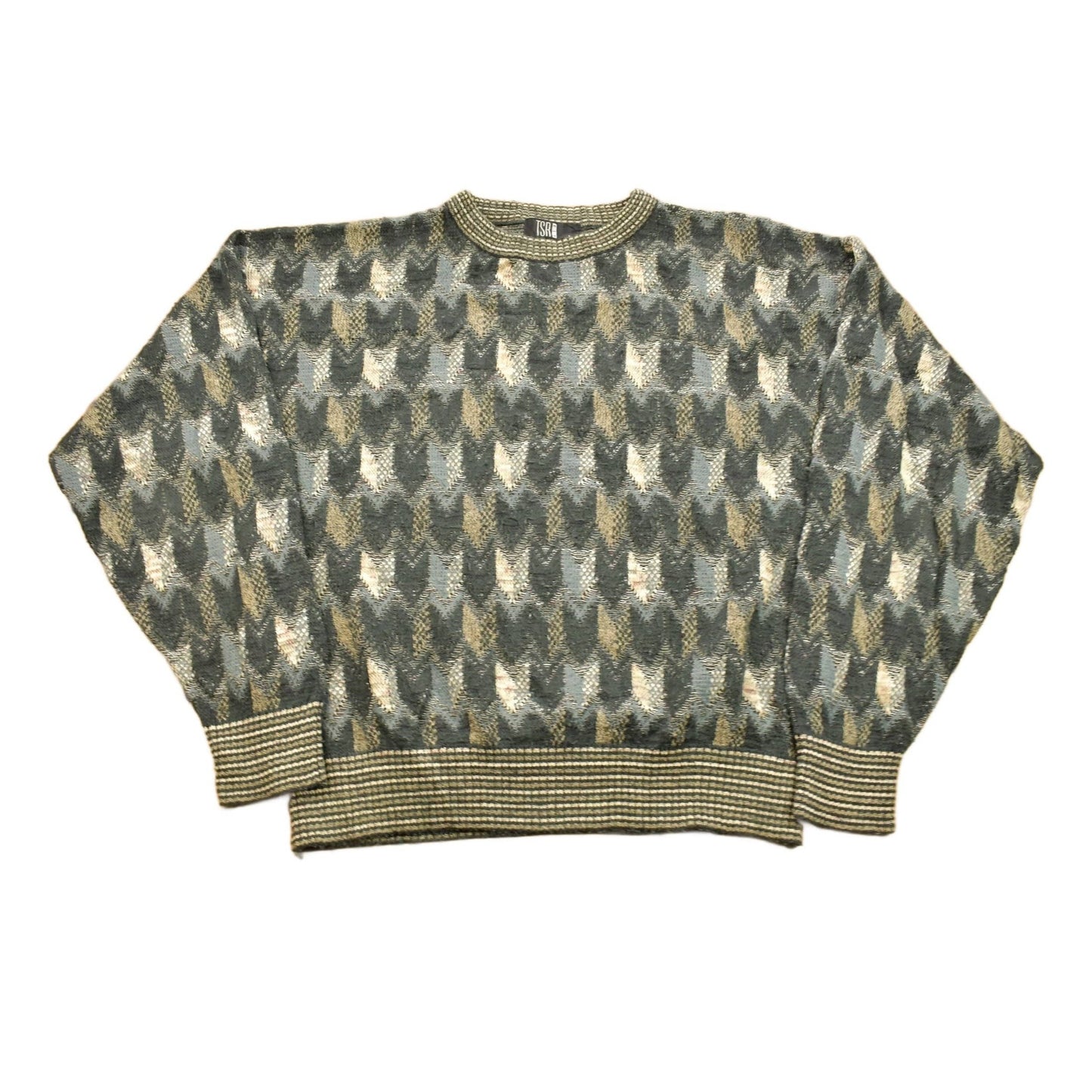 Vintage 1990s TSA USA Knitted Crewneck Sweater Men's Large from propervintagecanada