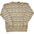 Vintage 1990s TSR Knit Abstract Print Crewneck Sweater Men&