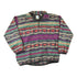 Vintage 1990s TT & Co Quarter Zip Aztec Fleece Outdoorsman Sweater Men&