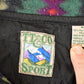 Vintage 1990s TT & Co Quarter Zip Aztec Fleece Outdoorsman Sweater Men's XL from propervintagecanada
