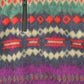 Vintage 1990s TT & Co Quarter Zip Aztec Fleece Outdoorsman Sweater Men's XL from propervintagecanada