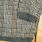 Vintage 1990s TT Quarter Button Knit Abstract Pattern Crewneck Sweater Men's Large from propervintagecanada