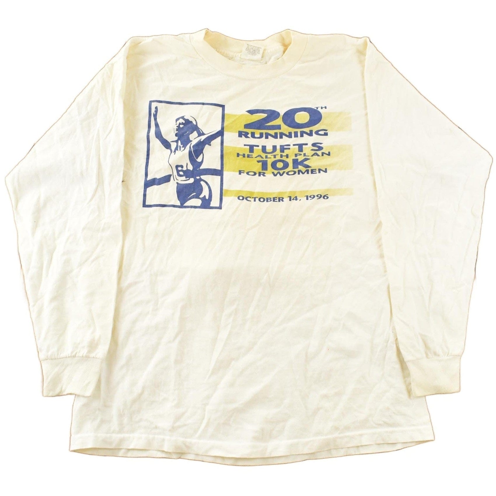 Vintage 1990s Tufts Health Plan Running Souvenir T-Shirt Men's Large from propervintagecanada