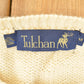 Vintage 1990s Tulchan Floral Abstract Wool Knit Cardigan Sweater Women's M from propervintagecanada