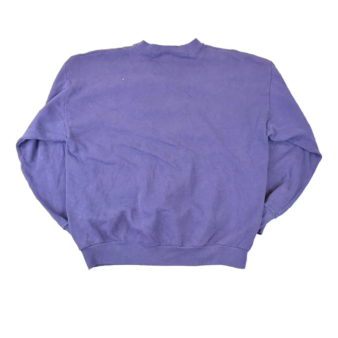 Vintage 1990s Tultex Blank Crewneck Sweatshirt Men's L from propervintagecanada