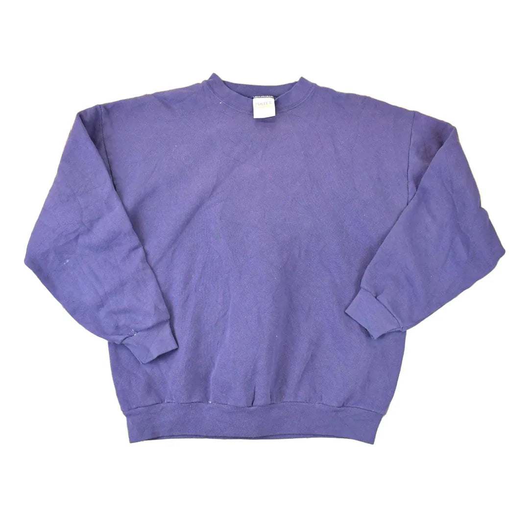 Vintage 1990s Tultex Blank Crewneck Sweatshirt Men's L from propervintagecanada