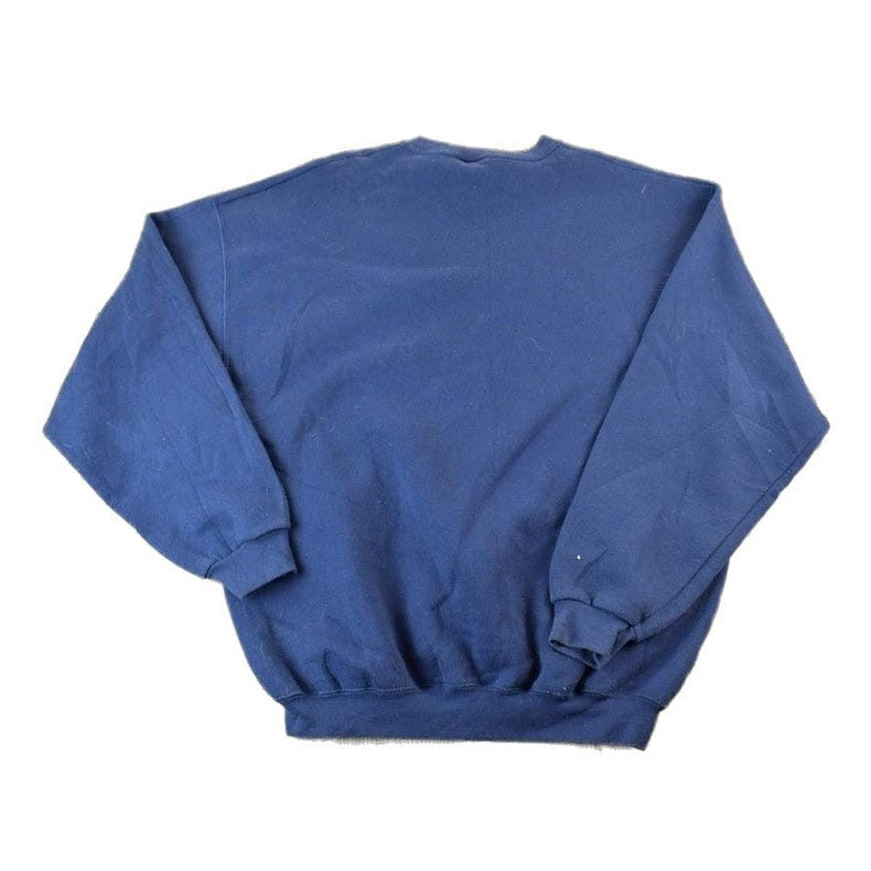 Vintage 1990s Tultex Blank Navy Blue Crewneck Sweatshirt Men's XL from propervintagecanada