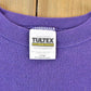 Vintage 1990s Tultex Blank Purple Crewneck Sweatshirt Men's Large from propervintagecanada