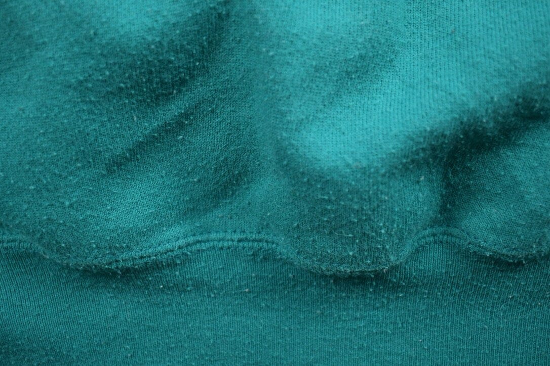 Vintage 1990s Tultex Blank Turquoise Crewneck Sweatshirt Men's Small from propervintagecanada