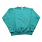 Vintage 1990s Tultex Blank Turquoise Crewneck Sweatshirt Men's Small from propervintagecanada