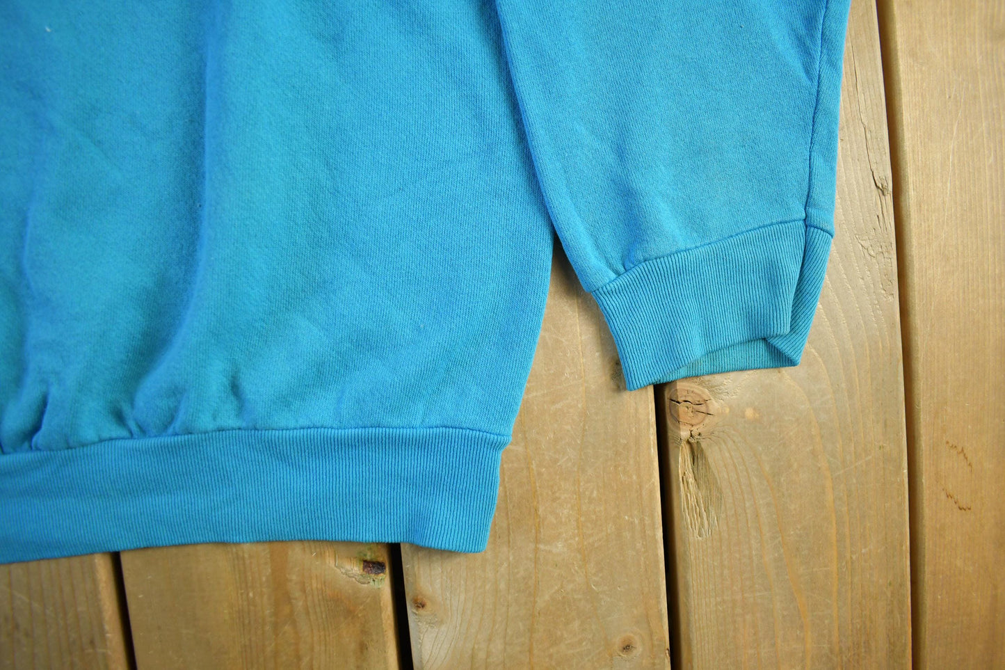 Vintage 1990s Tultex Blue Blank Crewneck Sweatshirt Men's Medium from propervintagecanada