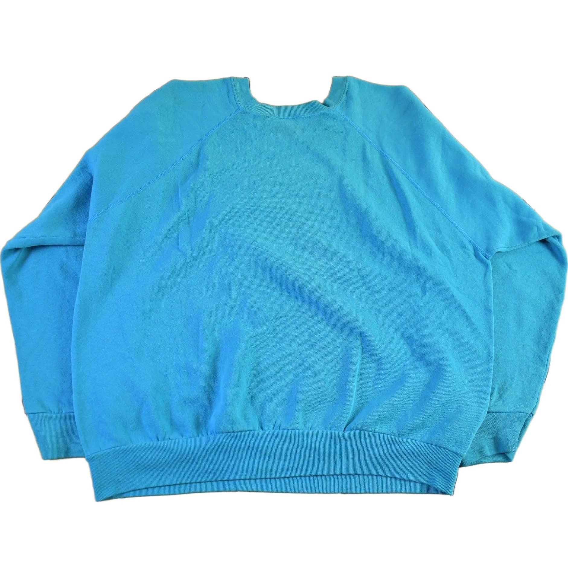 Vintage 1990s Tultex Blue Blank Crewneck Sweatshirt Men's Medium from propervintagecanada