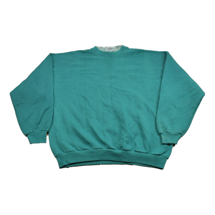 Vintage 1990s Tultex Double Collared Crewneck Sweatshirt Men's XL from propervintagecanada