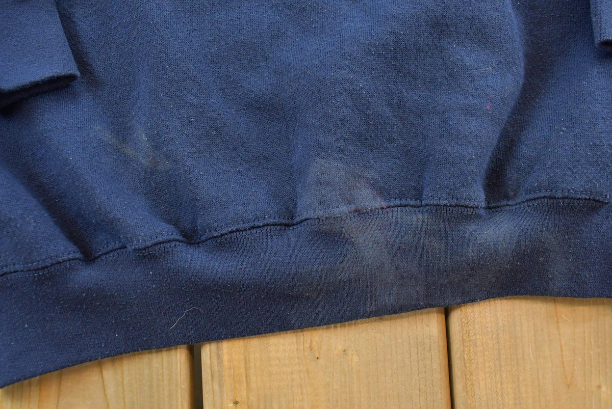 Vintage 1990s Tultex Navy Blue Embroidered Golf Crewneck Sweatshirt Men's L from propervintagecanada