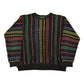Vintage 1990s Tundra Canada Knit Abstract Pattern Crewneck Sweater Mens Large from propervintagecanada