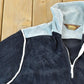Vintage 1990s Tundra Quarter Zip Collared Velour Sweatshirt Men's Large from propervintagecanada