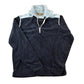 Vintage 1990s Tundra Quarter Zip Collared Velour Sweatshirt Men's Large from propervintagecanada
