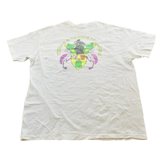 Vintage 1990s Turks & Caicos Souvenir T-Shirt Men's 2XL from propervintagecanada
