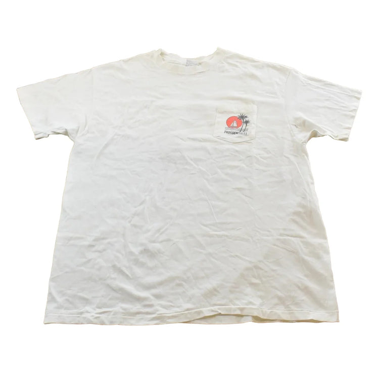 Vintage 1990s Turks & Caicos Souvenir T-Shirt Men's 2XL from propervintagecanada