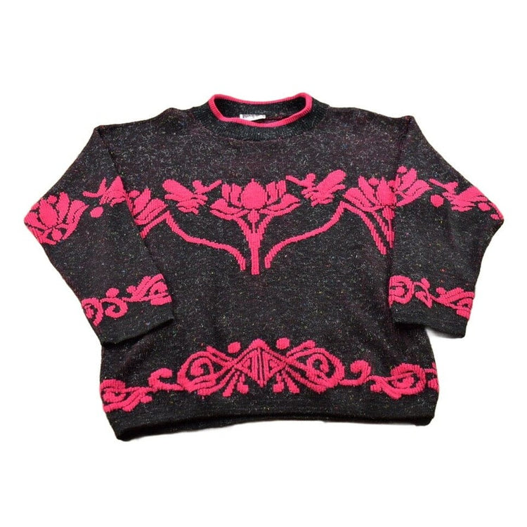 Vintage 1990s Turning Point Knitted Crewneck Sweater Men's Medium from propervintagecanada
