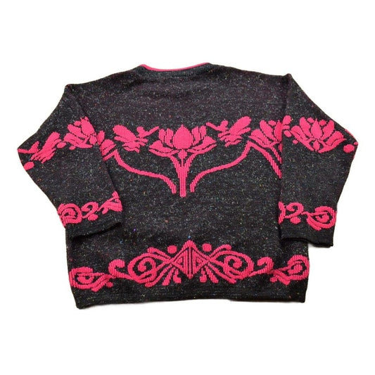 Vintage 1990s Turning Point Knitted Crewneck Sweater Men's Medium from propervintagecanada
