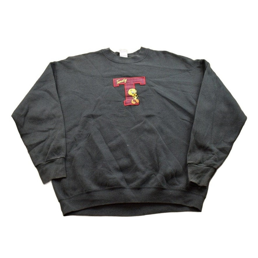Vintage 1990s Tweety Bird Looney Tunes Crewneck Men's XL from propervintagecanada