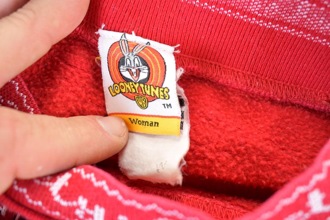 Vintage 1990s Tweety Bird Shopping Looney Tunes Crewneck Womens XXL from propervintagecanada